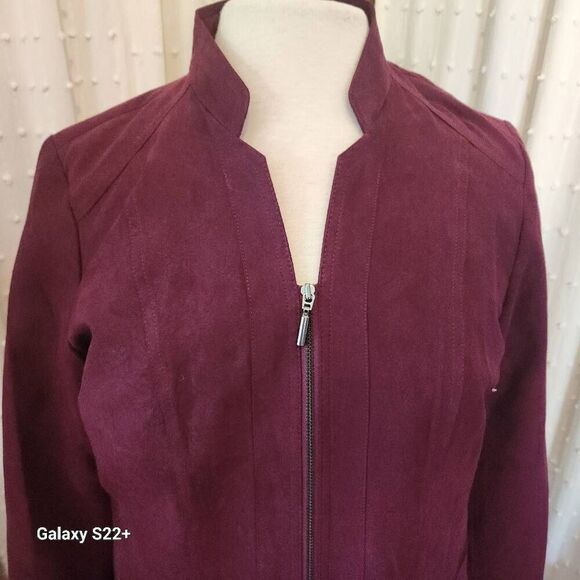 J16  Studio Works dressy faux suade jacket - Picture 3 of 10
